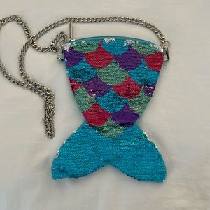 Iscream Kids' Mermaid Sequin Crossbody Bag